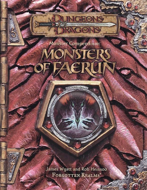 Dungeons & Dragons 3.5 - Forgotten Realms - Monster Compendium Monsters of Faerun (Genbrug)